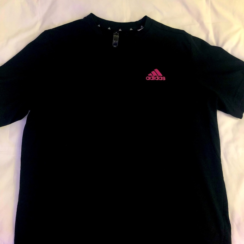 Adidas T w Pink Logo